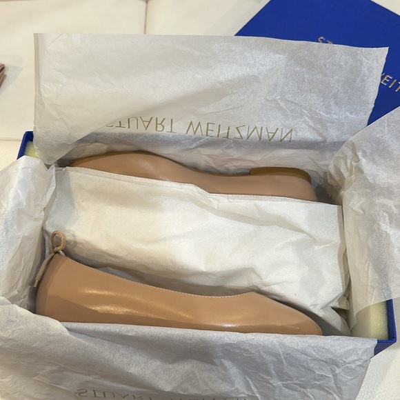 NIB Stuart Weitzman Tieback Flat (Women) in Size 4 Color Adobe - Picture 9 of 11